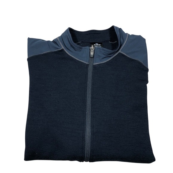 KUHL Merino Wool Sweater Mens M Racr X Full Zip Slim Jacket Mid Base Layer *Flaw - Picture 12 of 15